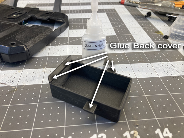 glue back cover