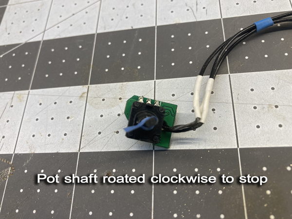 pot rotated clockwise